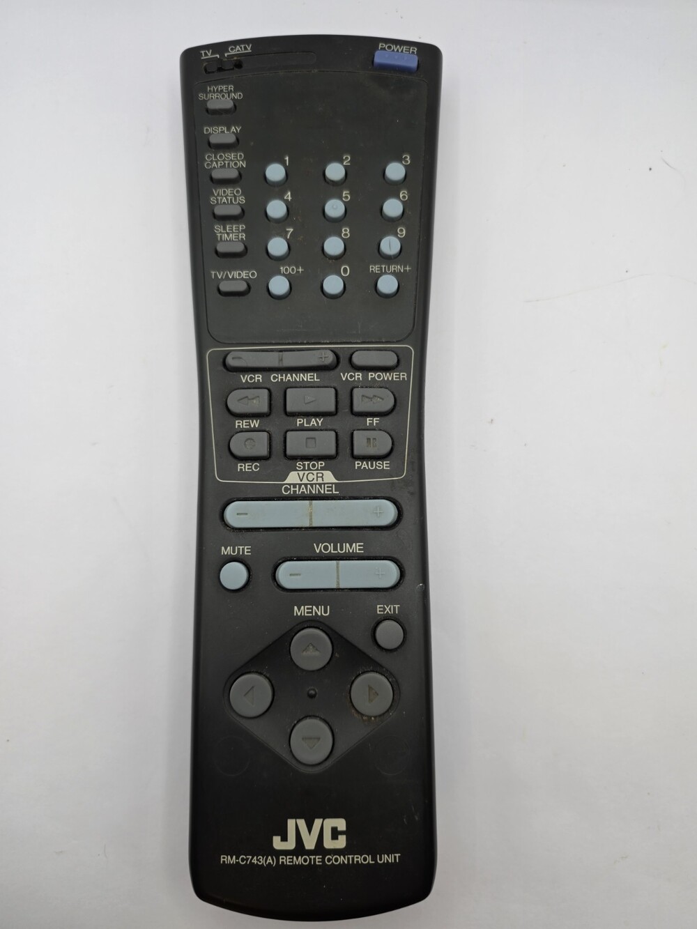 JVC RM-C743(A) TV Remote Control USED